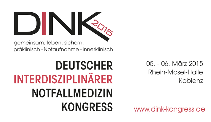 DINK 2015: Dokumentation für Rettungsdiensteinsätze